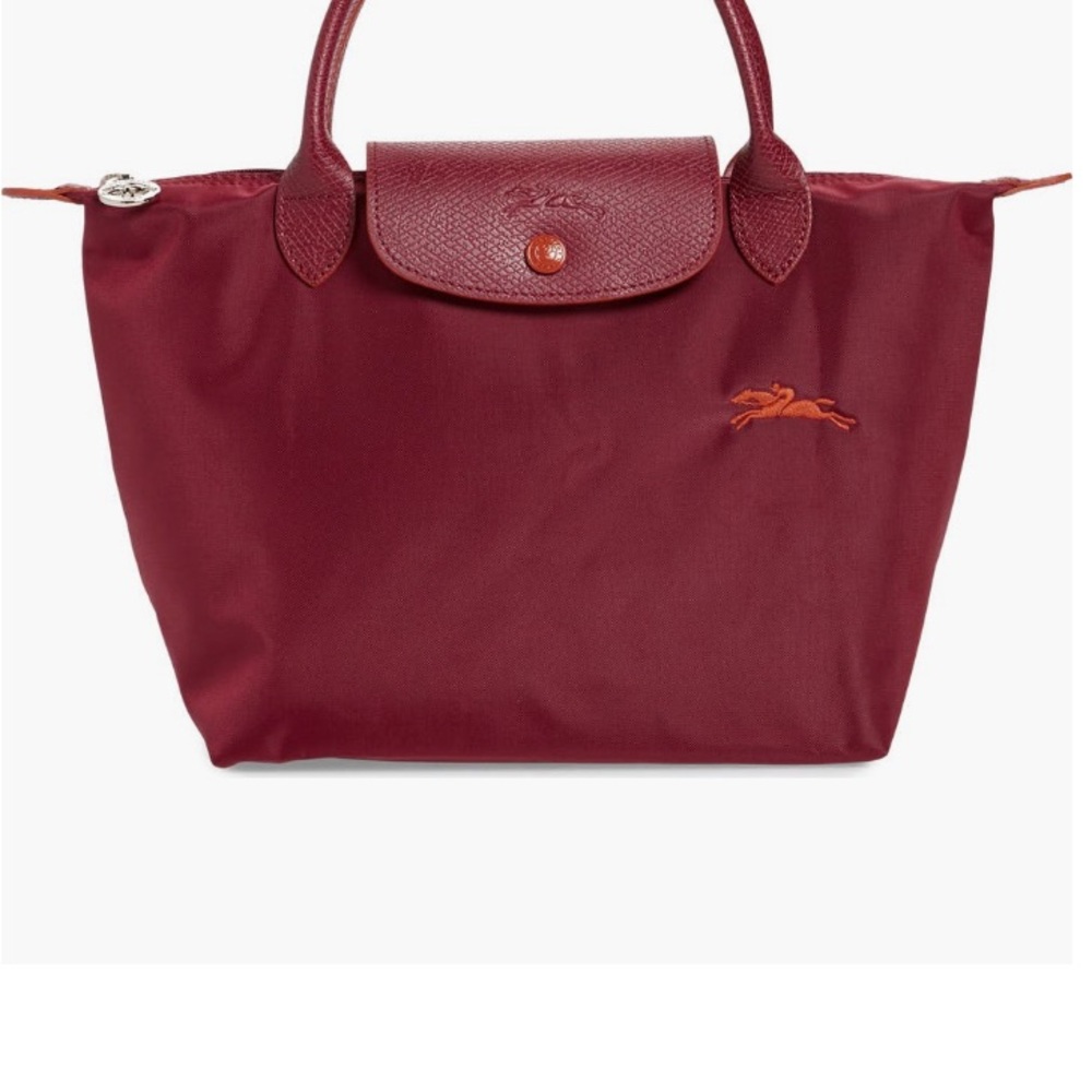 Longchamp Deep Red Tote Bag